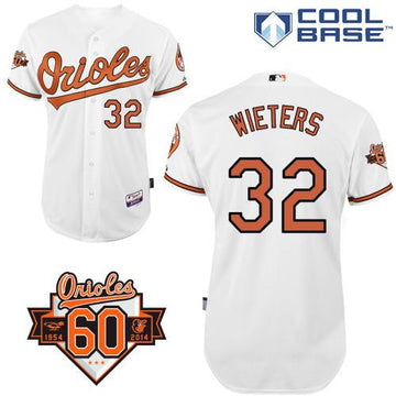 Matt Wieters Baltimore Orioles white jersey
