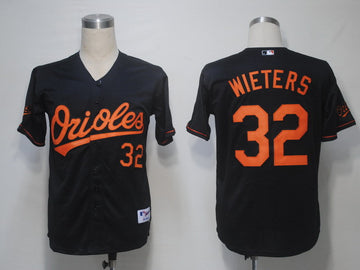 Wieters Baltimore Orioles black Fashion jersey