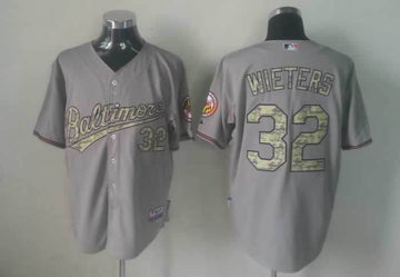 Wieters Grey Baltimore Orioles camo Camo jersey