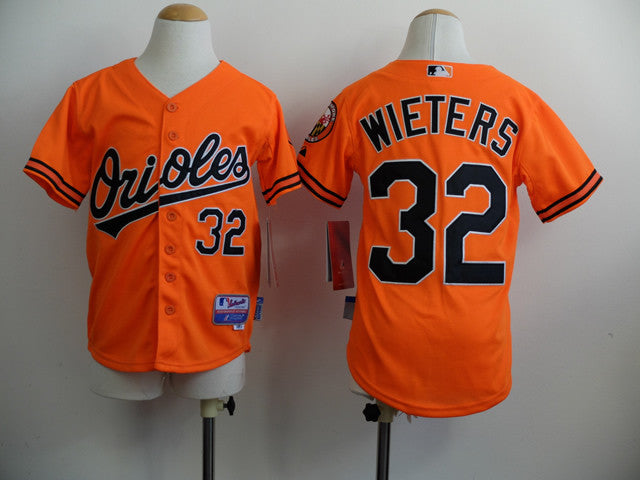 Wieters Baltimore Orioles orange jersey