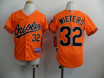 Wieters Baltimore Orioles orange jersey
