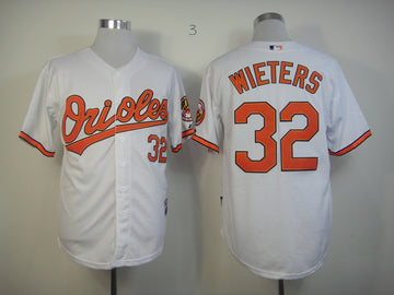 Wieters Baltimore Orioles white jersey