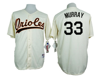 Eddie Murray Baltimore Orioles cream Throwback jersey