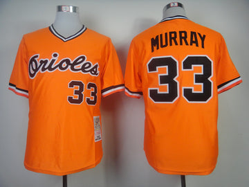 Murray Baltimore Orioles orange Throwback jersey