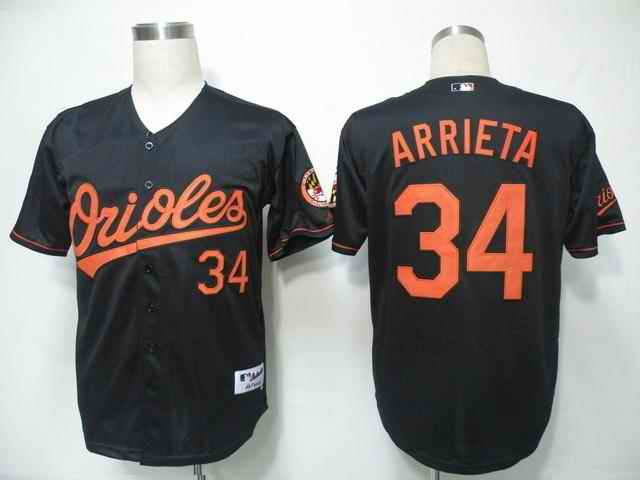 Arrieta Baltimore Orioles black jersey