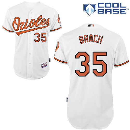 Brach Baltimore Orioles white jersey