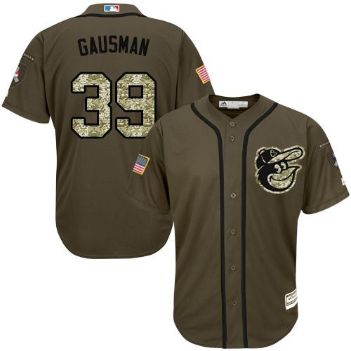 Kevin Gausman Baltimore Orioles green Salute To Service jersey