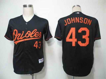 Johnson Baltimore Orioles black jersey