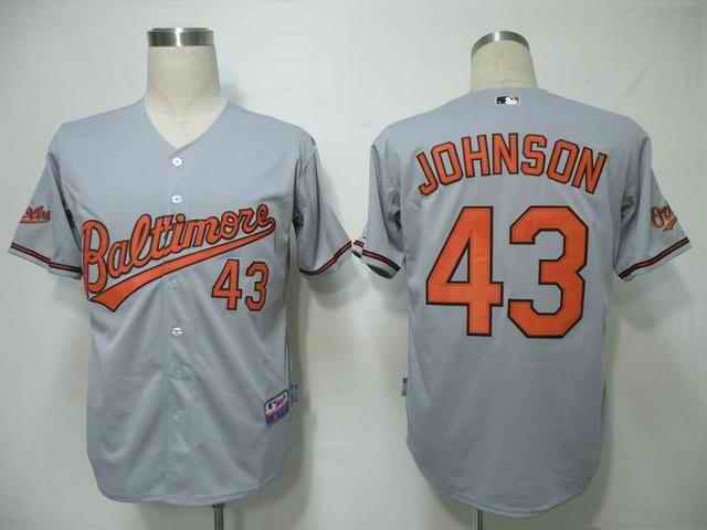 Johnson Baltimore Orioles grey jersey