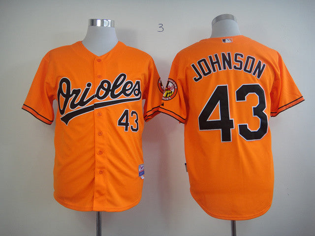 Johnson Baltimore Orioles orange jersey