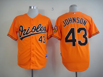 Johnson Baltimore Orioles orange jersey
