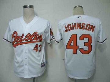 Johnson Baltimore Orioles white jersey