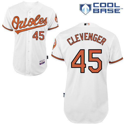 Clevenger Baltimore Orioles white jersey