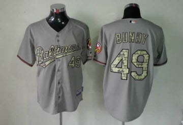 Bundy Grey Baltimore Orioles camo Camo jersey
