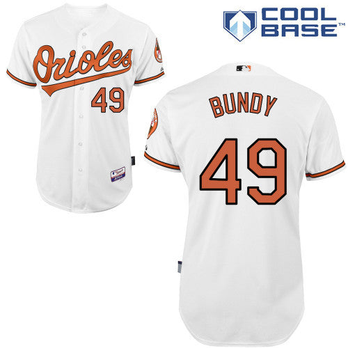 Bundy Baltimore Orioles white jersey