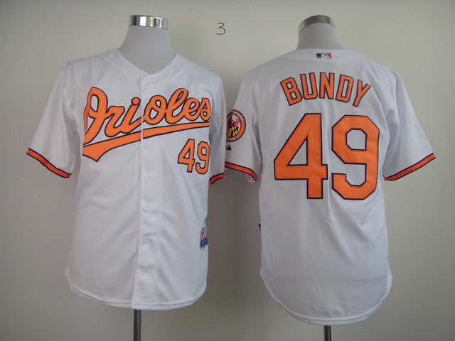 Bundy Baltimore Orioles white jersey