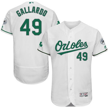 Yovani Gallardo Baltimore Orioles white jersey