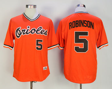 Brooks Robinson Baltimore Orioles orange Throwback jersey