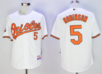 Brooks Robinson Baltimore Orioles white Throwback jersey