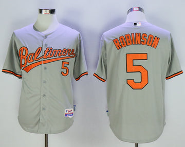 Frank Robinson Baltimore Orioles grey jersey