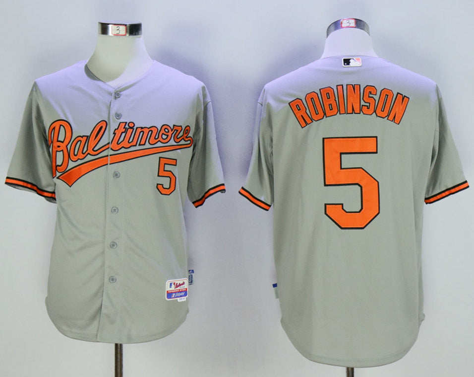 Frank Robinson Baltimore Orioles grey jersey
