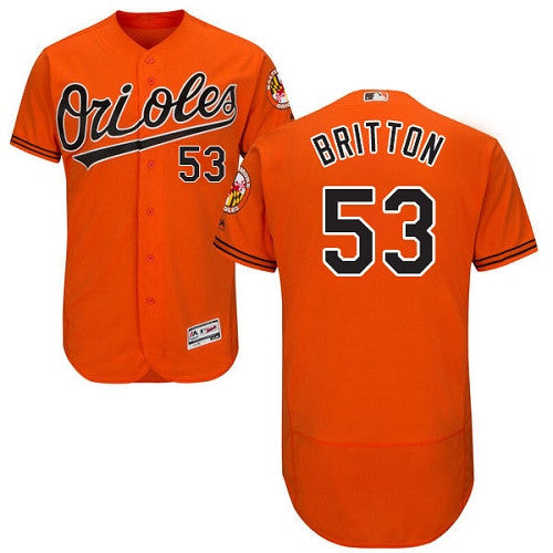 Zach Britton Baltimore Orioles orange jersey