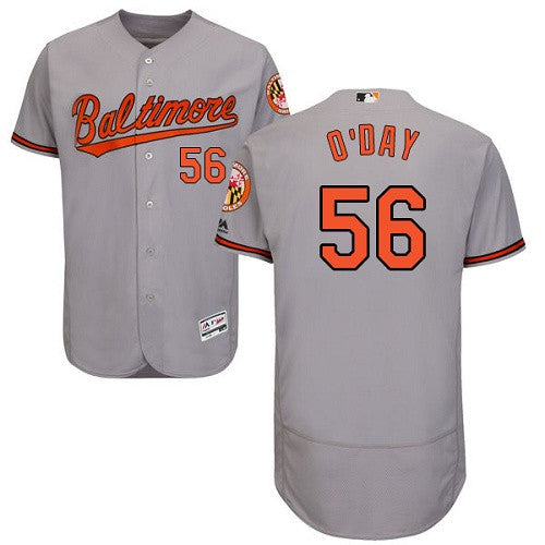 Darren O'Day Baltimore Orioles gray jersey