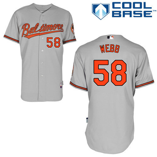 Webb Baltimore Orioles grey jersey