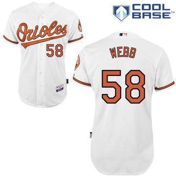 Webb Baltimore Orioles white jersey