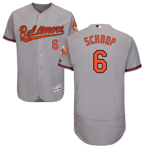 Jonathan Schoop Baltimore Orioles gray jersey