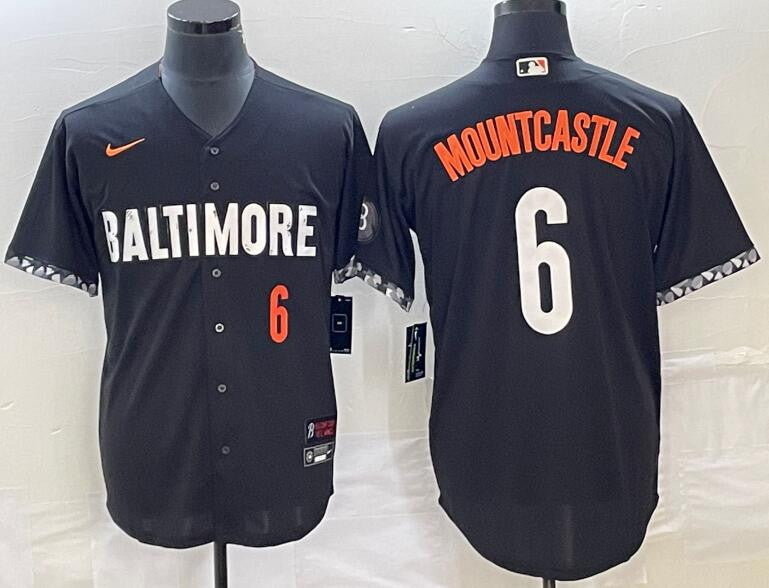 Ryan Mountcastle Baltimore Orioles black City Connect jersey