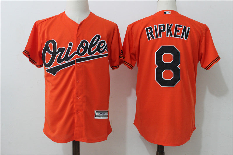 Cal Ripken Jr Baltimore Orioles orange jersey