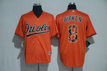 Cal Ripken Jr Baltimore Orioles orange jersey