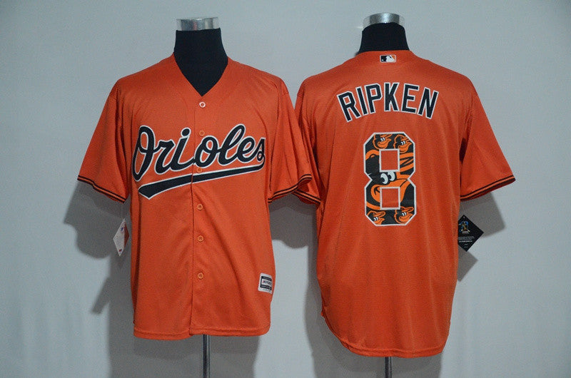 Cal Ripken Jr Baltimore Orioles orange jersey