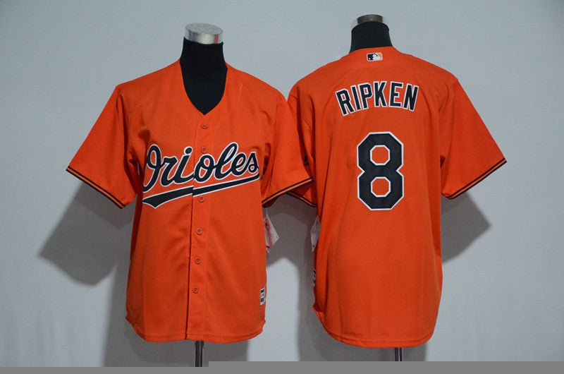 Cal Ripken Jr Baltimore Orioles orange jersey