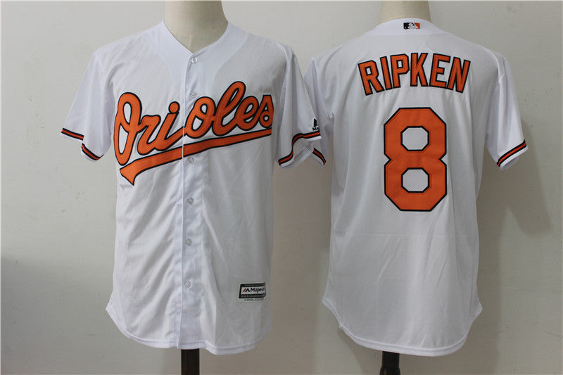 Cal Ripken Jr Baltimore Orioles white jersey