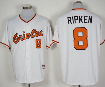 Cal Ripken Baltimore Orioles white jersey