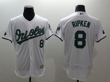 Cal Ripken Baltimore Orioles white Authentic jersey