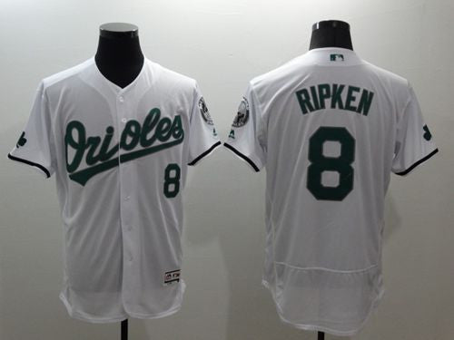 Cal Ripken Baltimore Orioles white Authentic jersey