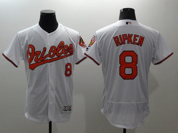 Cal Ripken Baltimore Orioles white jersey