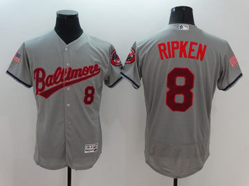 Carl Ripken Jr Baltimore Orioles grey Fashion jersey
