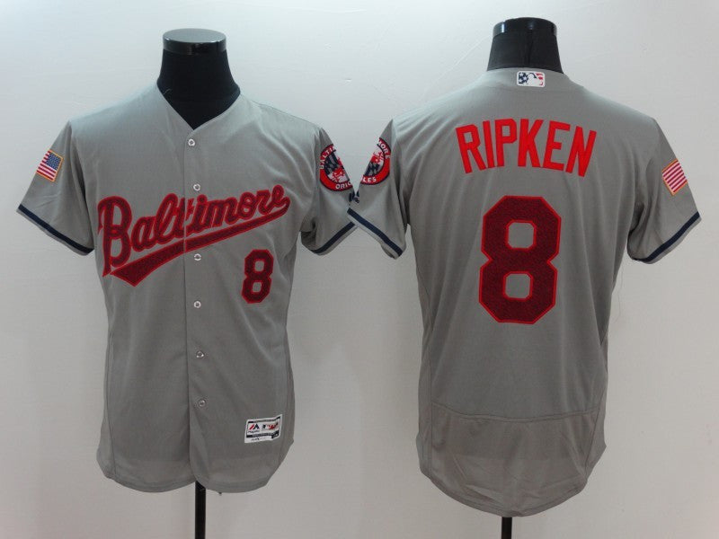 Carl Ripken Jr Baltimore Orioles grey Fashion jersey