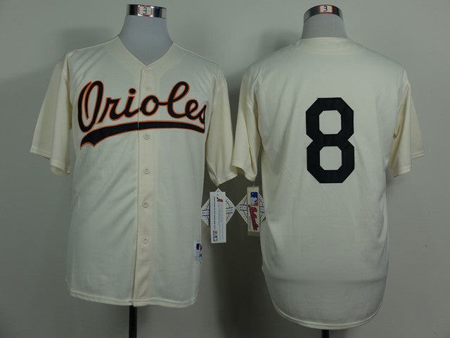 Ripken Baltimore Orioles cream jersey