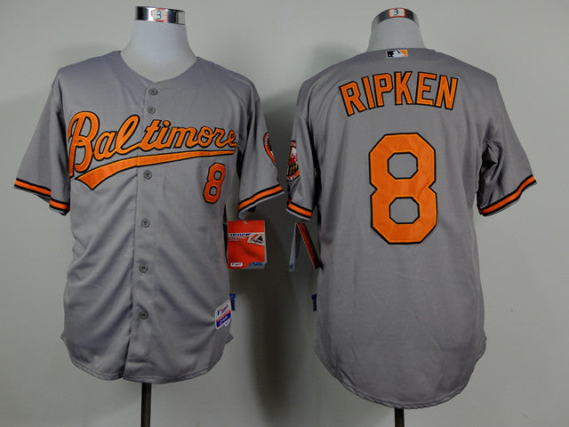 Ripken Baltimore Orioles grey jersey