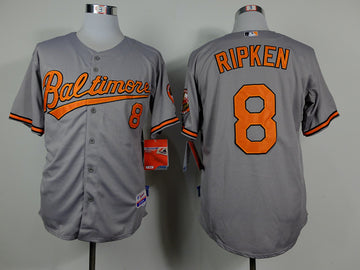 Ripken Baltimore Orioles grey jersey