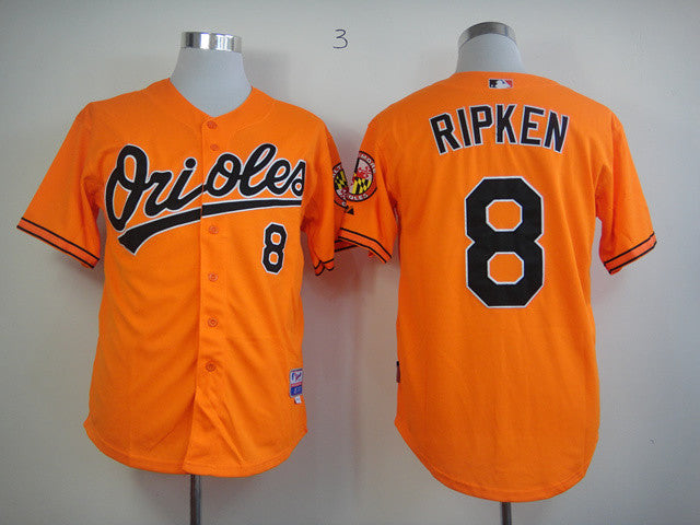 Ripken Baltimore Orioles orange jersey