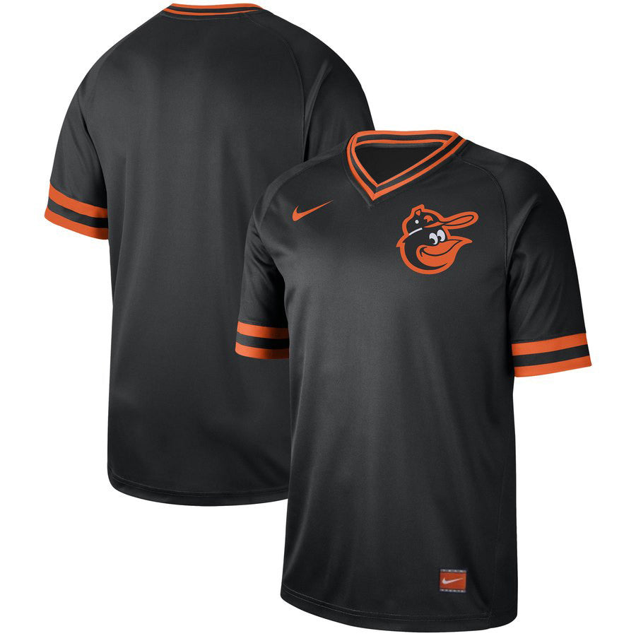 Custom Baltimore Orioles black Throwback jersey