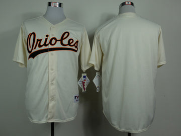 Custom Baltimore Orioles cream jersey