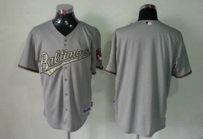 Blank Grey Baltimore Orioles camo Camo jersey