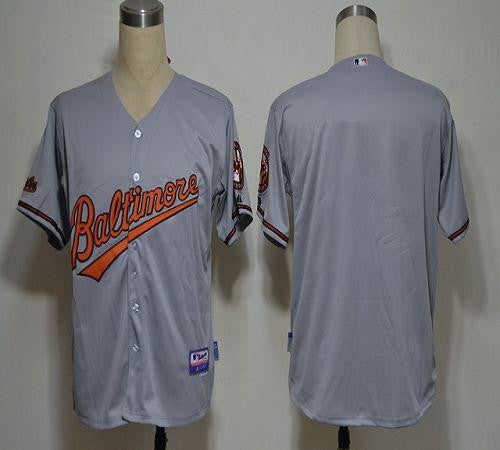 Custom Baltimore Orioles grey jersey